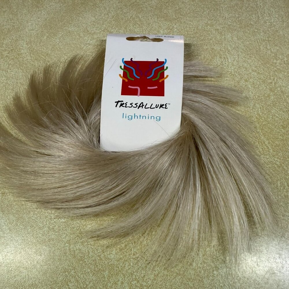 Tressallure Spiky Hair for Elastic Band - Platinum